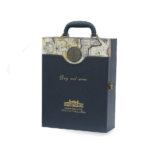 双支装蓝色a03皮盒