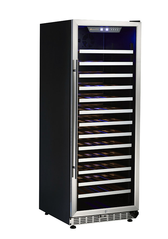 128无指纹不锈钢红酒柜