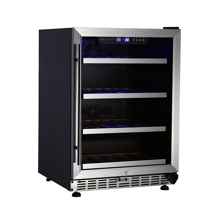 54无指纹不锈钢红酒柜